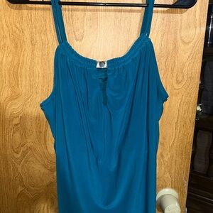 Teal Sleeveless Top